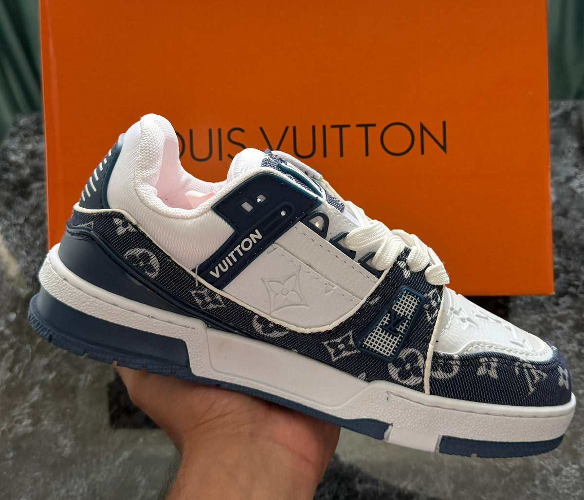 Louis Vuitton Trainer | Denim FULL BOX