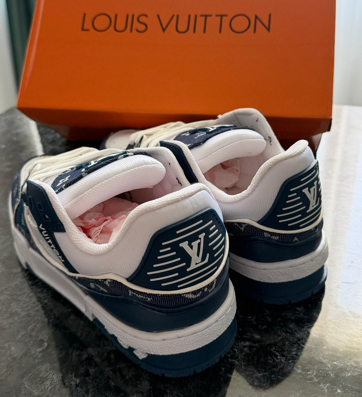 Louis Vuitton Trainer | Denim FULL BOX