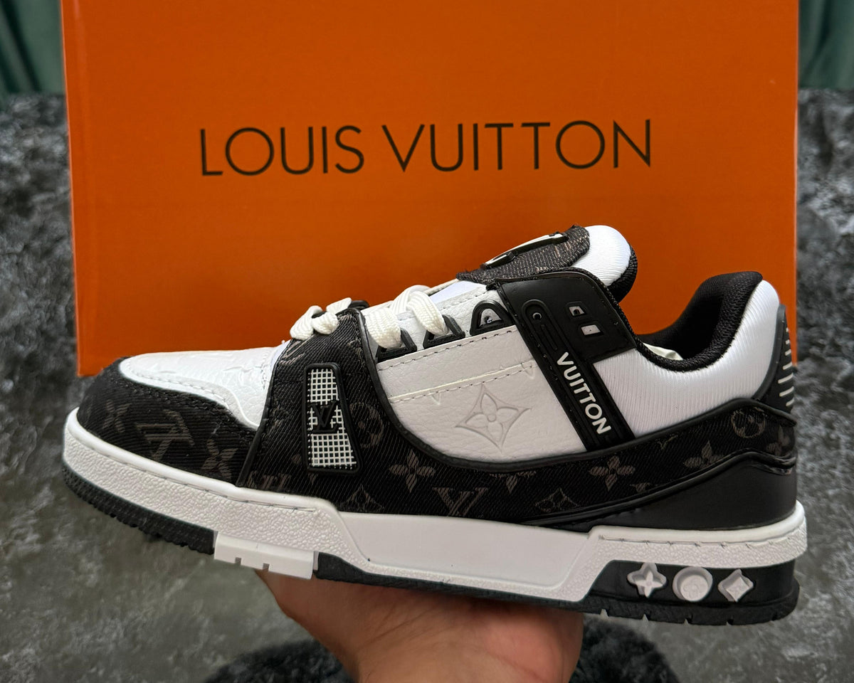 Louis Vuitton Trainer | Black-White FULL BOX
